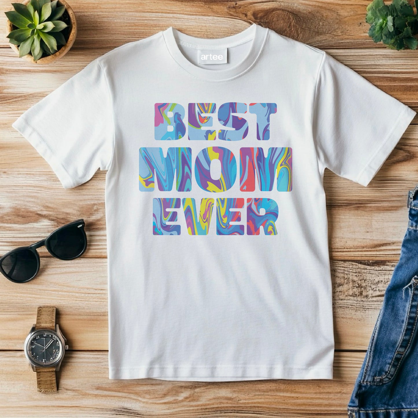 The Best mom ever T-shirt Happy Mother's Day Shirt, Best Mom Ever Shirt, Mom Gift, Mother's Day Shirt, Mother's Day Gift, Mom Shirt