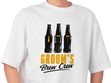 Brew Groom Crew T-Shirt – Stag Party Beer Shirt – Funny Bachelor Party Tee