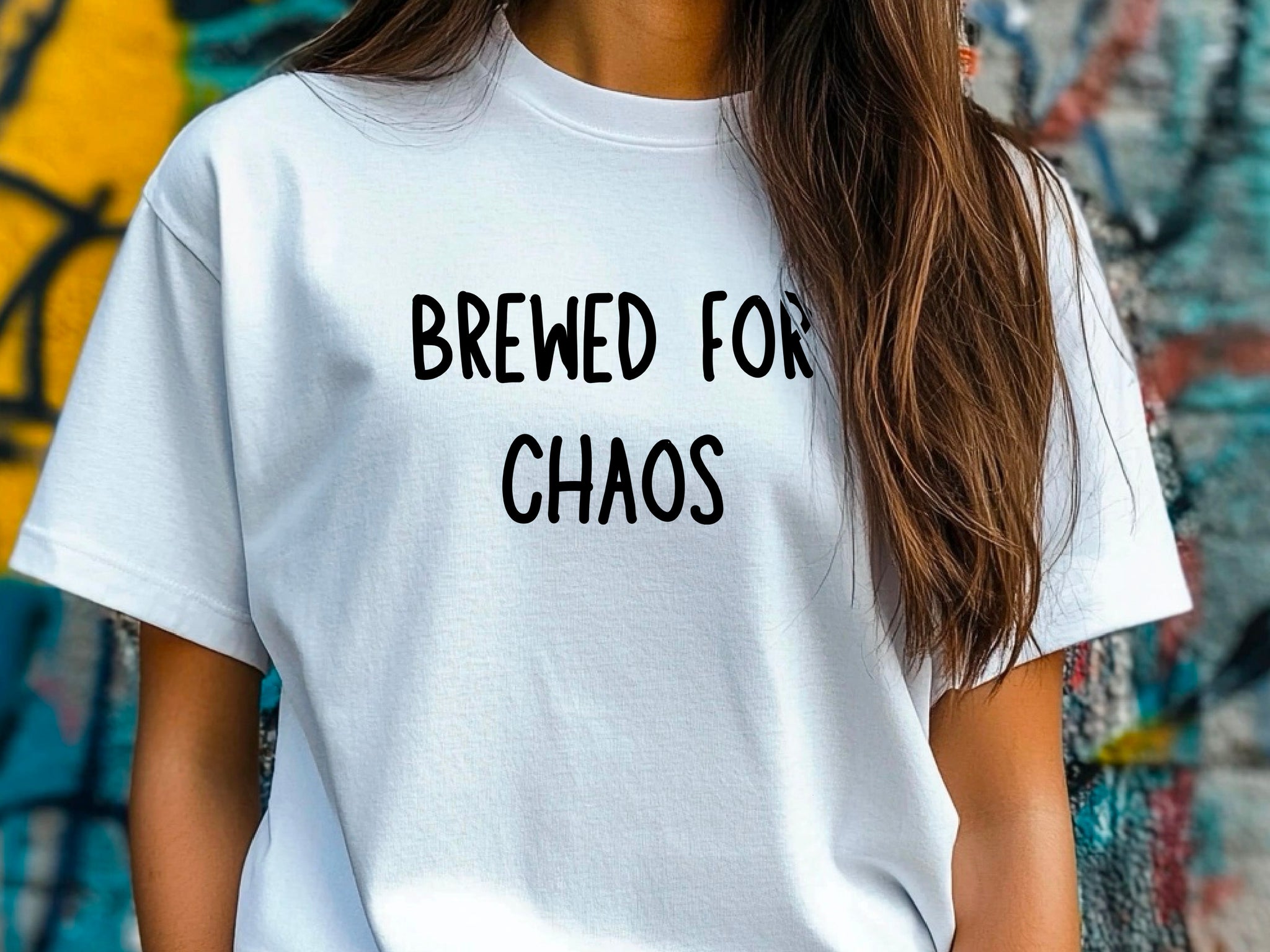 Brewed for Chaos T-Shirt – Funny Wedding Party Shirt – Bachelor Bachelorette Party Tee – Beer Theme Wedding Outfit