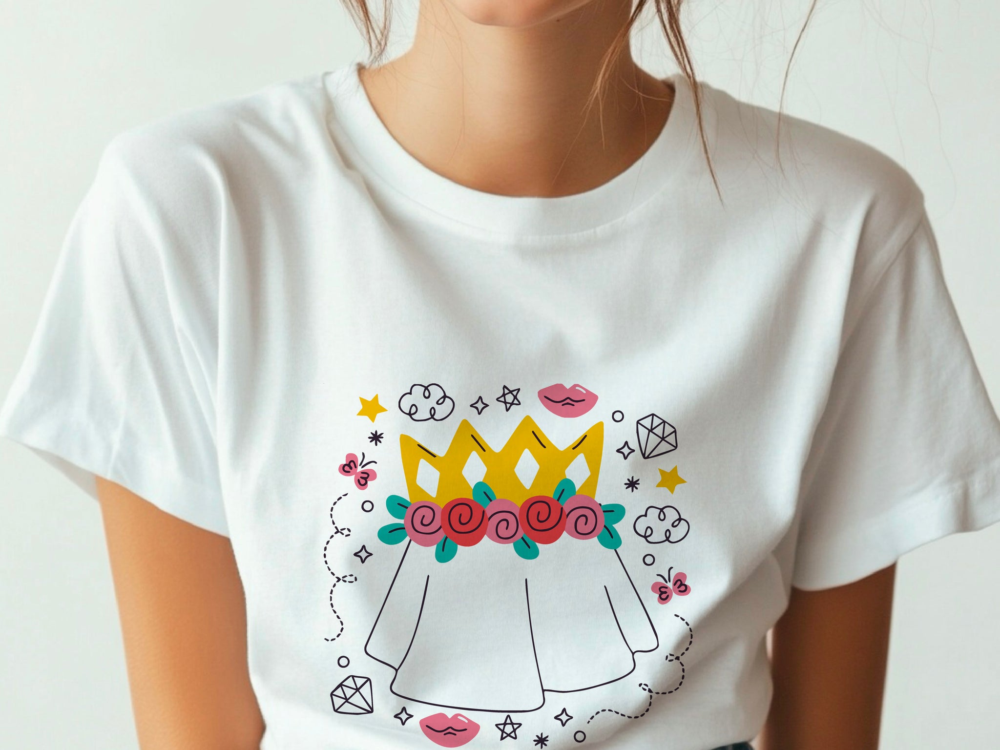 Bride Shirt with Crown – Bridal Shower T-Shirt – Wedding Day Tee – Gift for Bride – Bride to Be Shirt – Bachelorette Party Outfit