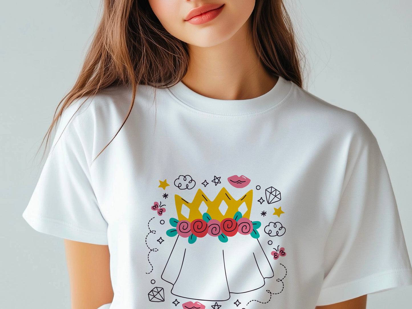 Bride Shirt with Crown – Bridal Shower T-Shirt – Wedding Day Tee – Gift for Bride – Bride to Be Shirt – Bachelorette Party Outfit