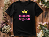 Bride Squad Shirt – Bachelorette Party T-Shirt – Bridesmaid Matching Tee – Bridal Shower Outfit – Team Bride Wedding Shirt