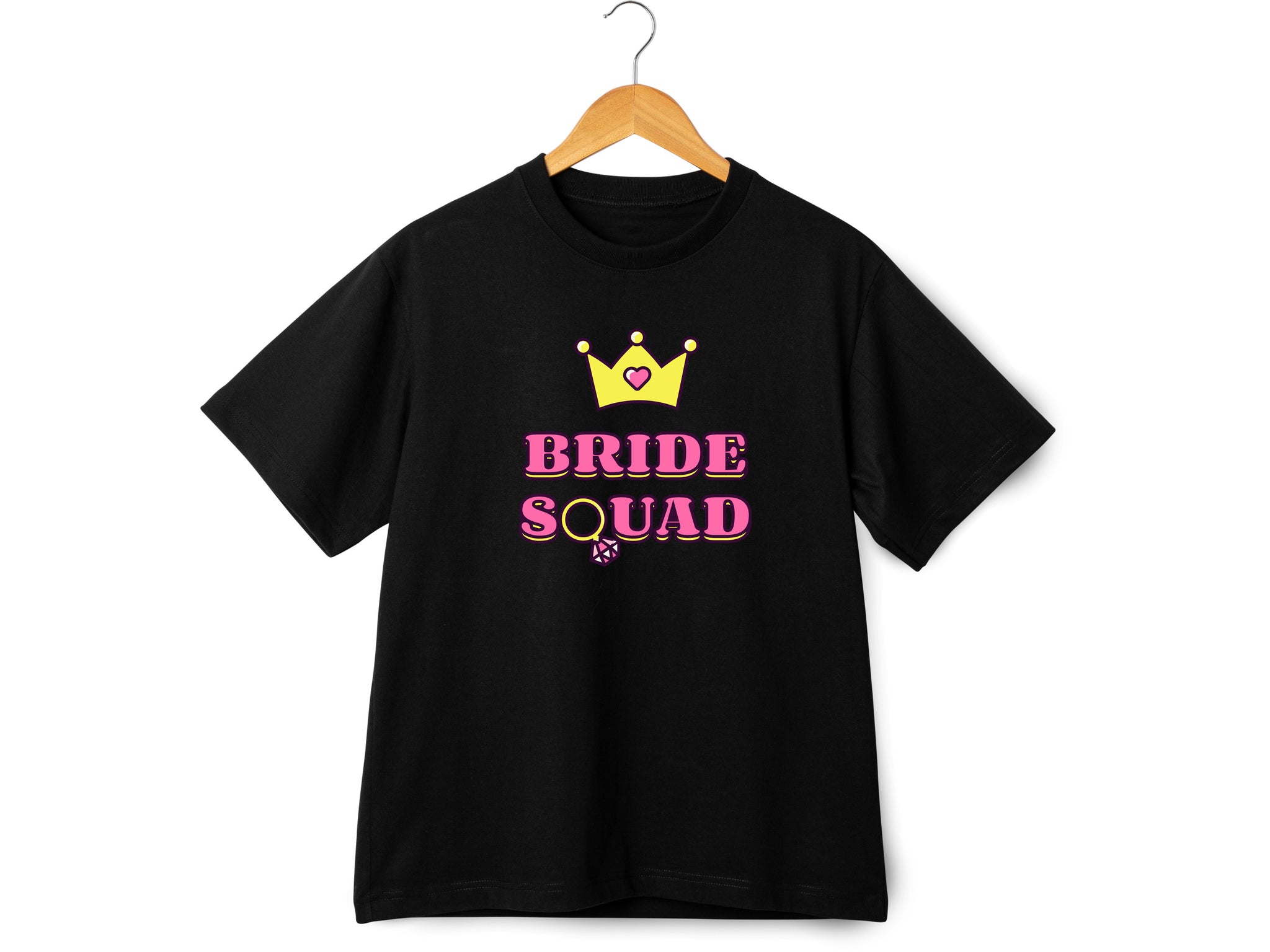 Bride Squad Shirt – Bachelorette Party T-Shirt – Bridesmaid Matching Tee – Bridal Shower Outfit – Team Bride Wedding Shirt