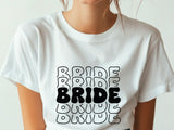Bride Shirt, Hen Do T-Shirt for Bride Bridal Party, Bachelorette Party Shirts, Hen Party Bridesmaid Shirts, Wedding Party Shirts