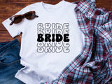 Bride Shirt, Hen Do T-Shirt for Bride Bridal Party, Bachelorette Party Shirts, Hen Party Bridesmaid Shirts, Wedding Party Shirts