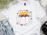 Bride Shirt with Crown – Bridal Shower T-Shirt – Wedding Day Tee – Gift for Bride – Bride to Be Shirt – Bachelorette Party Outfit