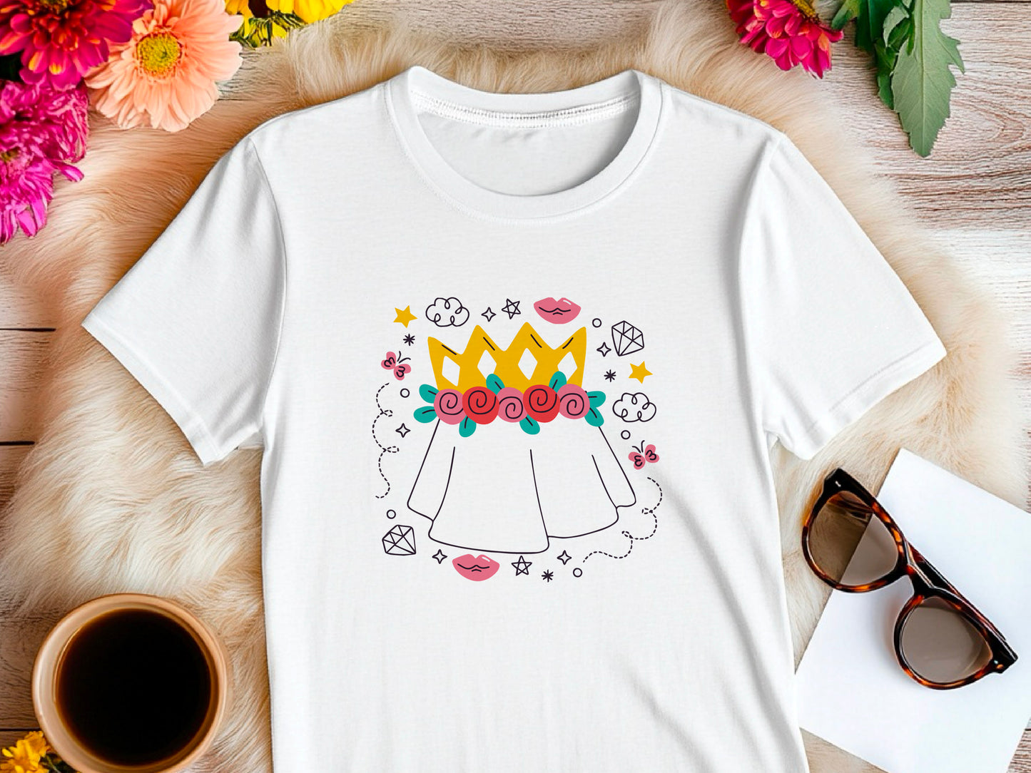 Bride Shirt with Crown – Bridal Shower T-Shirt – Wedding Day Tee – Gift for Bride – Bride to Be Shirt – Bachelorette Party Outfit