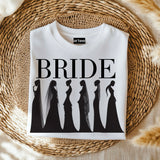 Bride Fashion T-Shirt – Wedding Day Tee – Stylish Bride Shirt – Bridal Shower Gift – Engagement Outfit – Bachelorette Top