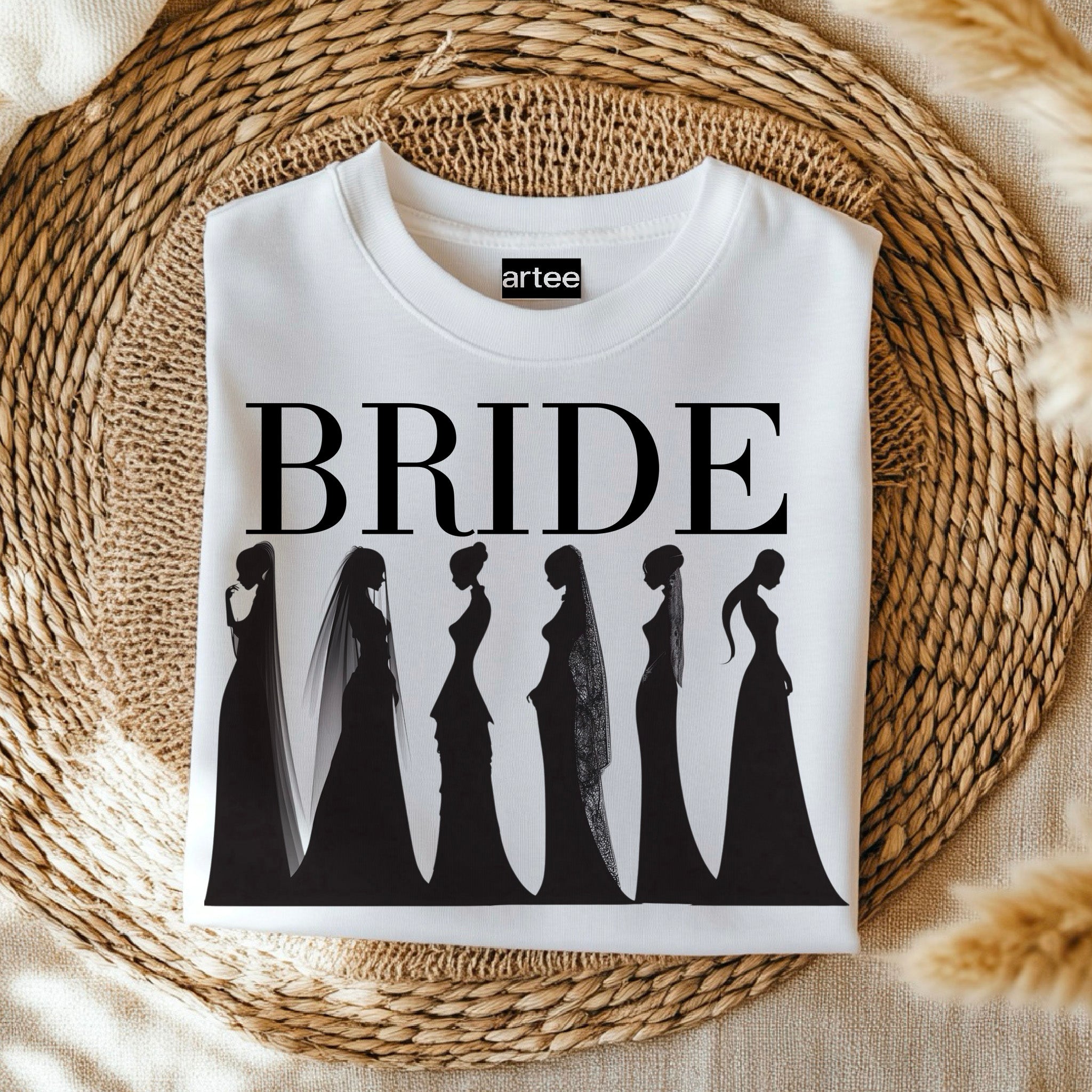 Bride Fashion T-Shirt – Wedding Day Tee – Stylish Bride Shirt – Bridal Shower Gift – Engagement Outfit – Bachelorette Top