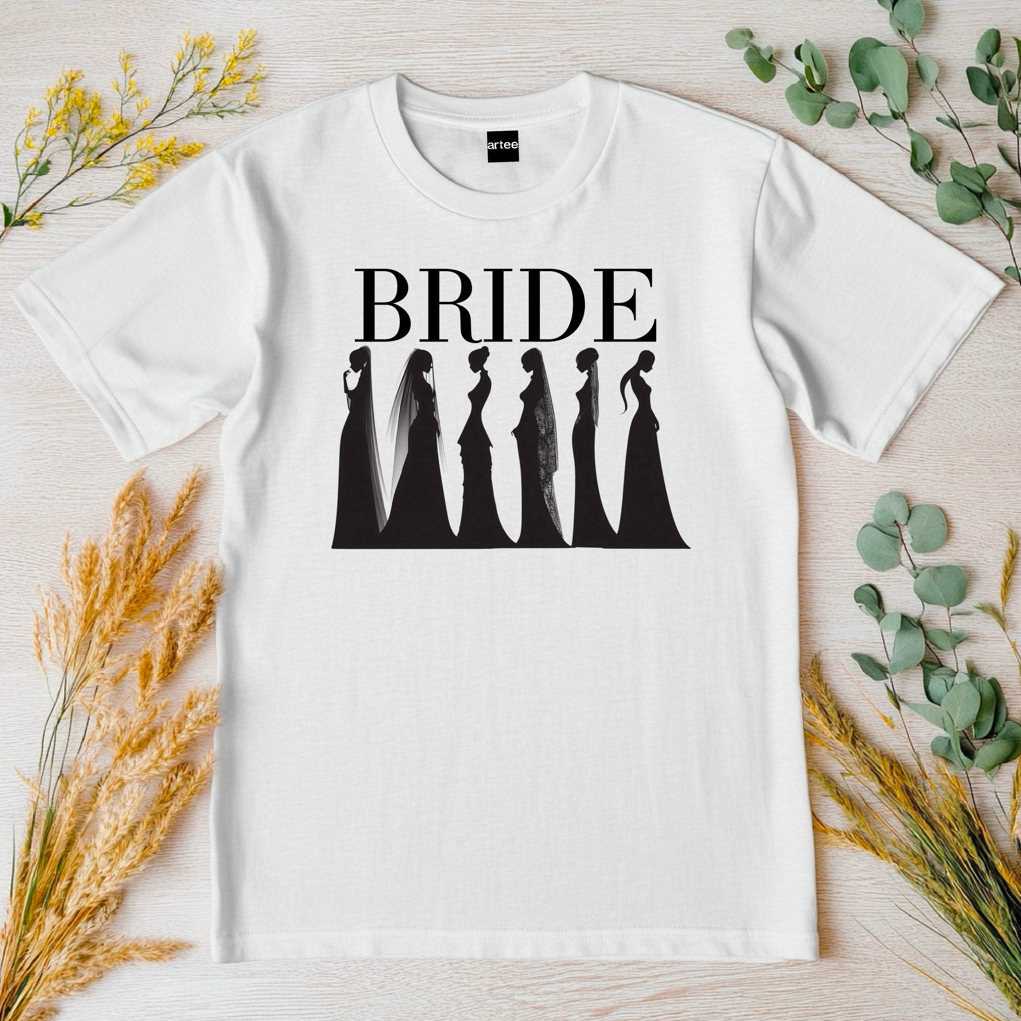 Bride Fashion T-Shirt – Wedding Day Tee – Stylish Bride Shirt – Bridal Shower Gift – Engagement Outfit – Bachelorette Top