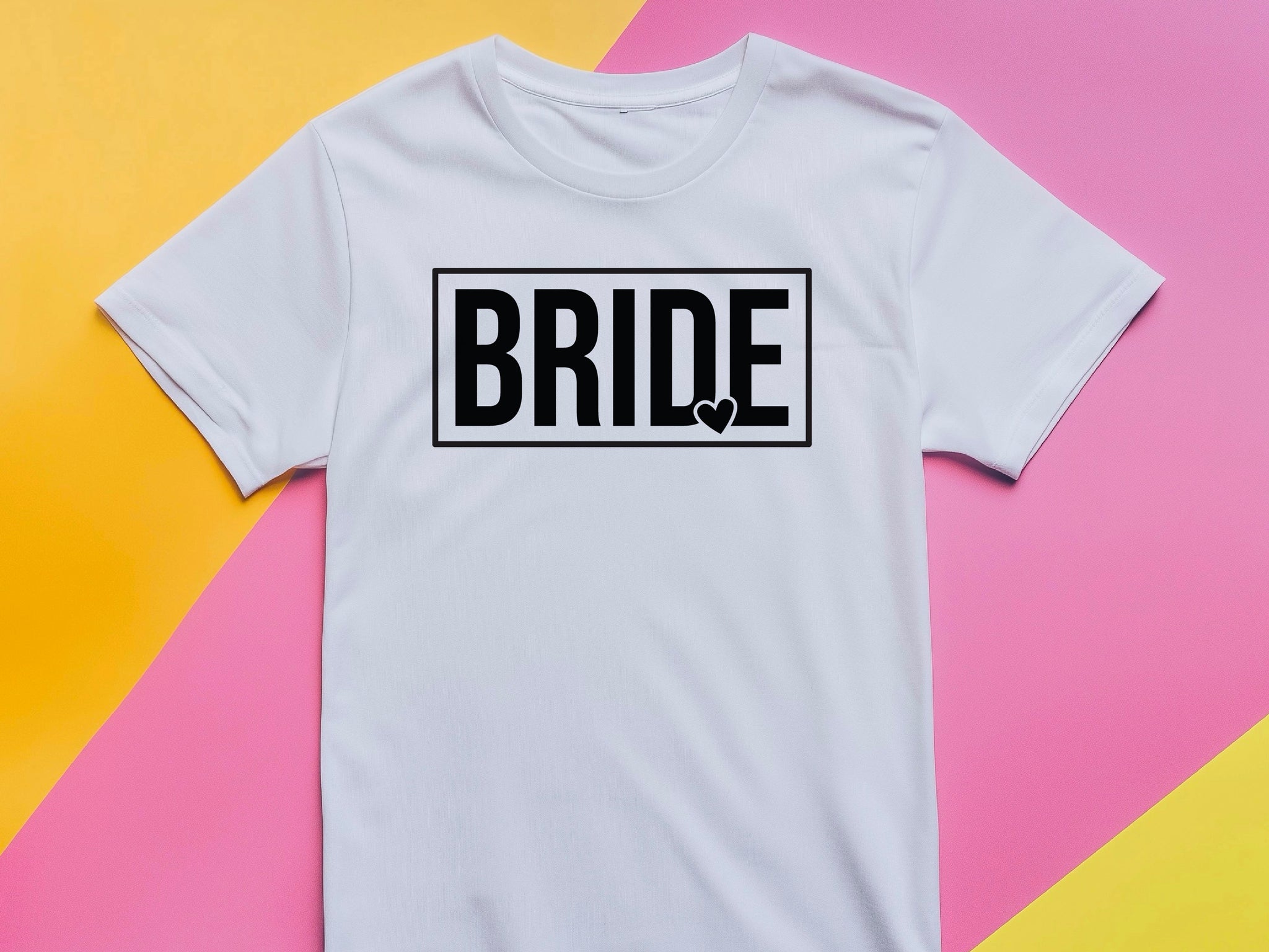 Bride Shirt with Heart – Wedding T-Shirt – Bride to Be Tee – Bachelorette Party Shirt – Bridal Shower Gift – Future Mrs Shirt