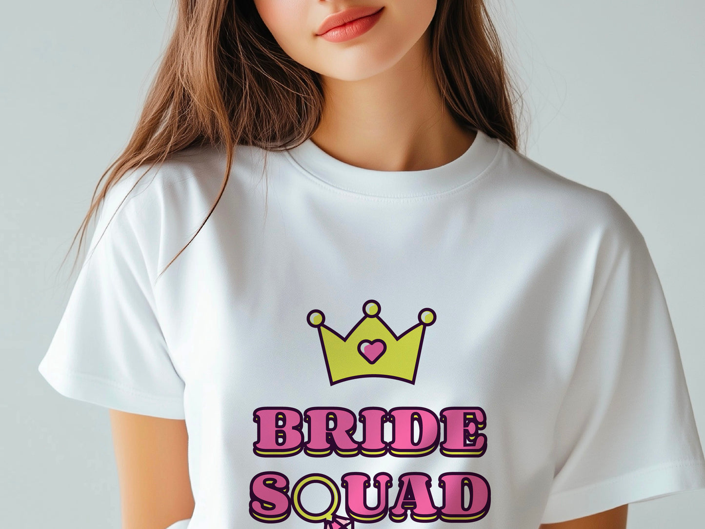 Bride Squad Shirt – Bachelorette Party T-Shirt – Bridesmaid Matching Tee – Bridal Shower Outfit – Team Bride Wedding Shirt