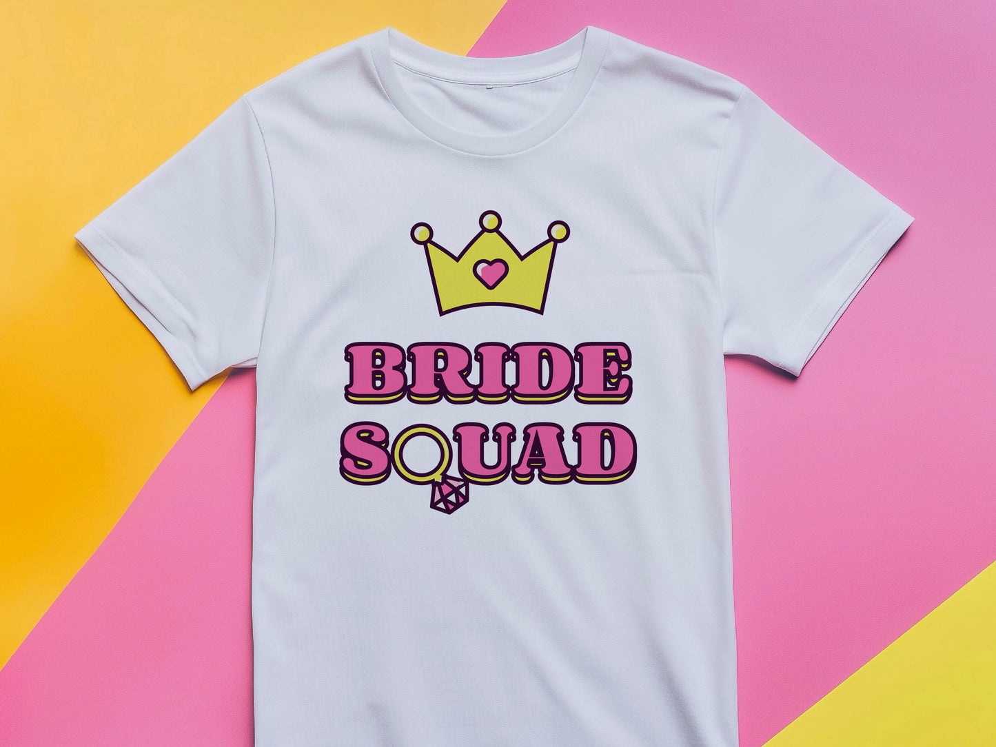 Bride Squad Shirt – Bachelorette Party T-Shirt – Bridesmaid Matching Tee – Bridal Shower Outfit – Team Bride Wedding Shirt