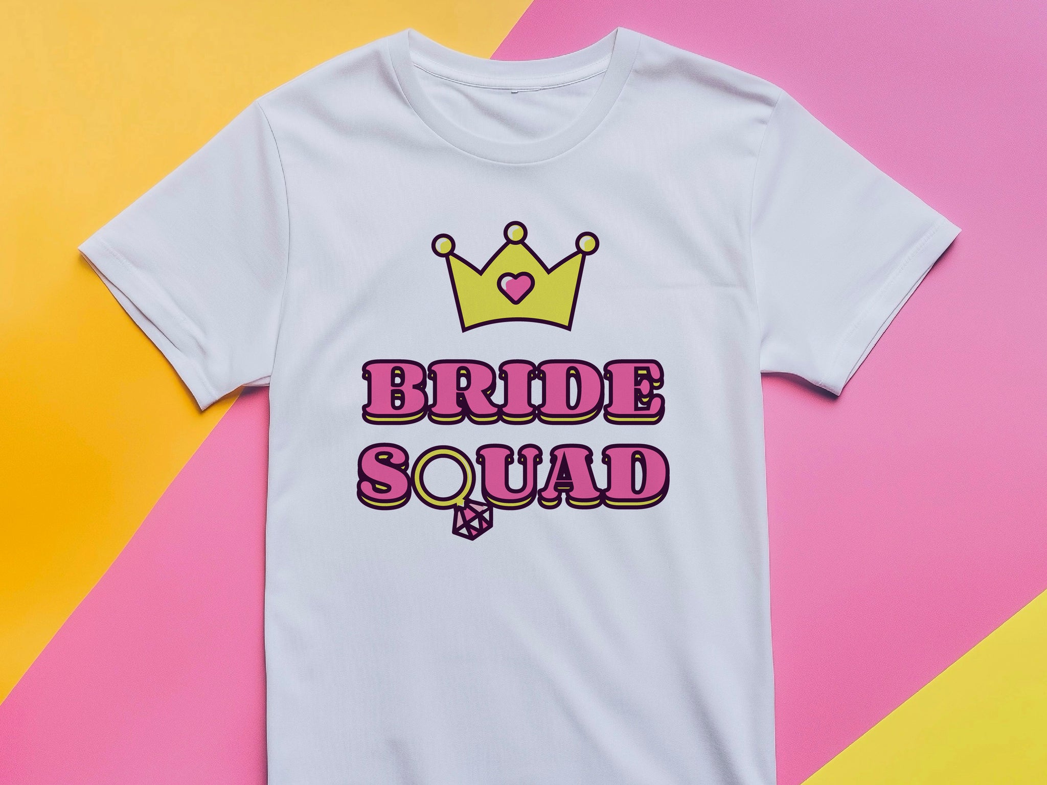 Bride Squad Shirt – Bachelorette Party T-Shirt – Bridesmaid Matching Tee – Bridal Shower Outfit – Team Bride Wedding Shirt