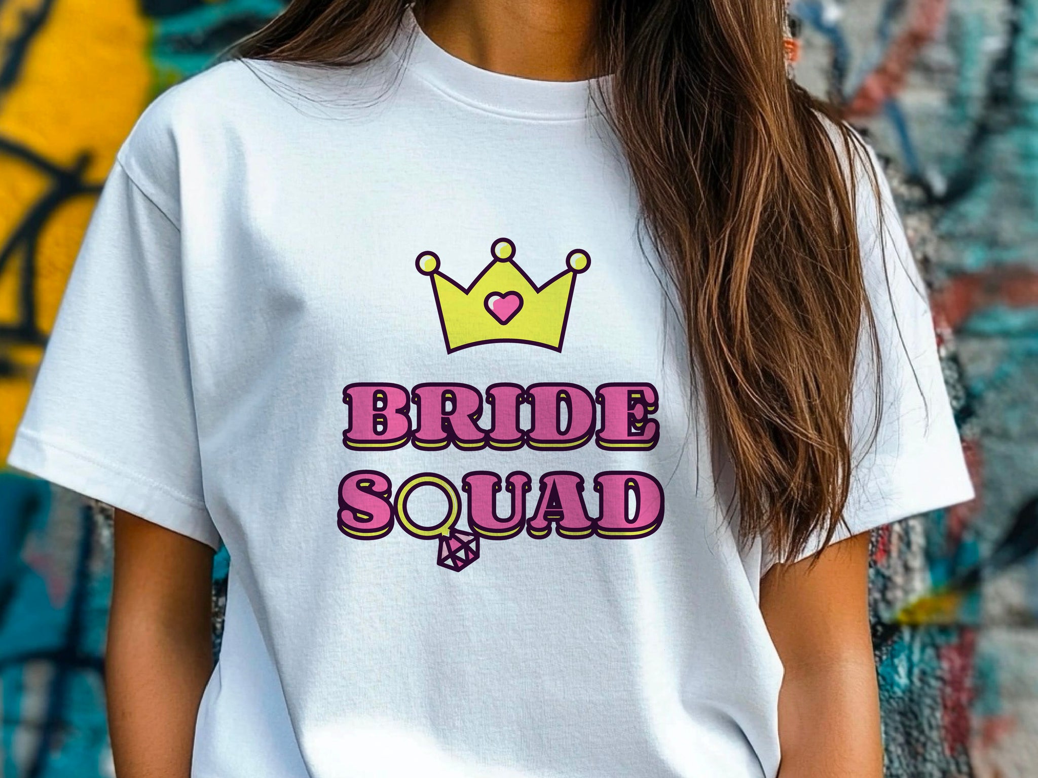 Bride Squad Shirt – Bachelorette Party T-Shirt – Bridesmaid Matching Tee – Bridal Shower Outfit – Team Bride Wedding Shirt