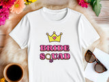 Bride Squad Shirt – Bachelorette Party T-Shirt – Bridesmaid Matching Tee – Bridal Shower Outfit – Team Bride Wedding Shirt
