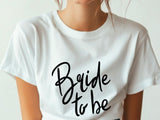 Bride to Be Shirt with Handwriting Font – Wedding T-Shirt – Bachelorette Party Tee – Bridal Shower Gift – Future Mrs Engagement Shirt