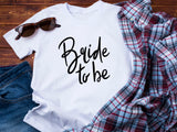 Bride to Be Shirt with Handwriting Font – Wedding T-Shirt – Bachelorette Party Tee – Bridal Shower Gift – Future Mrs Engagement Shirt