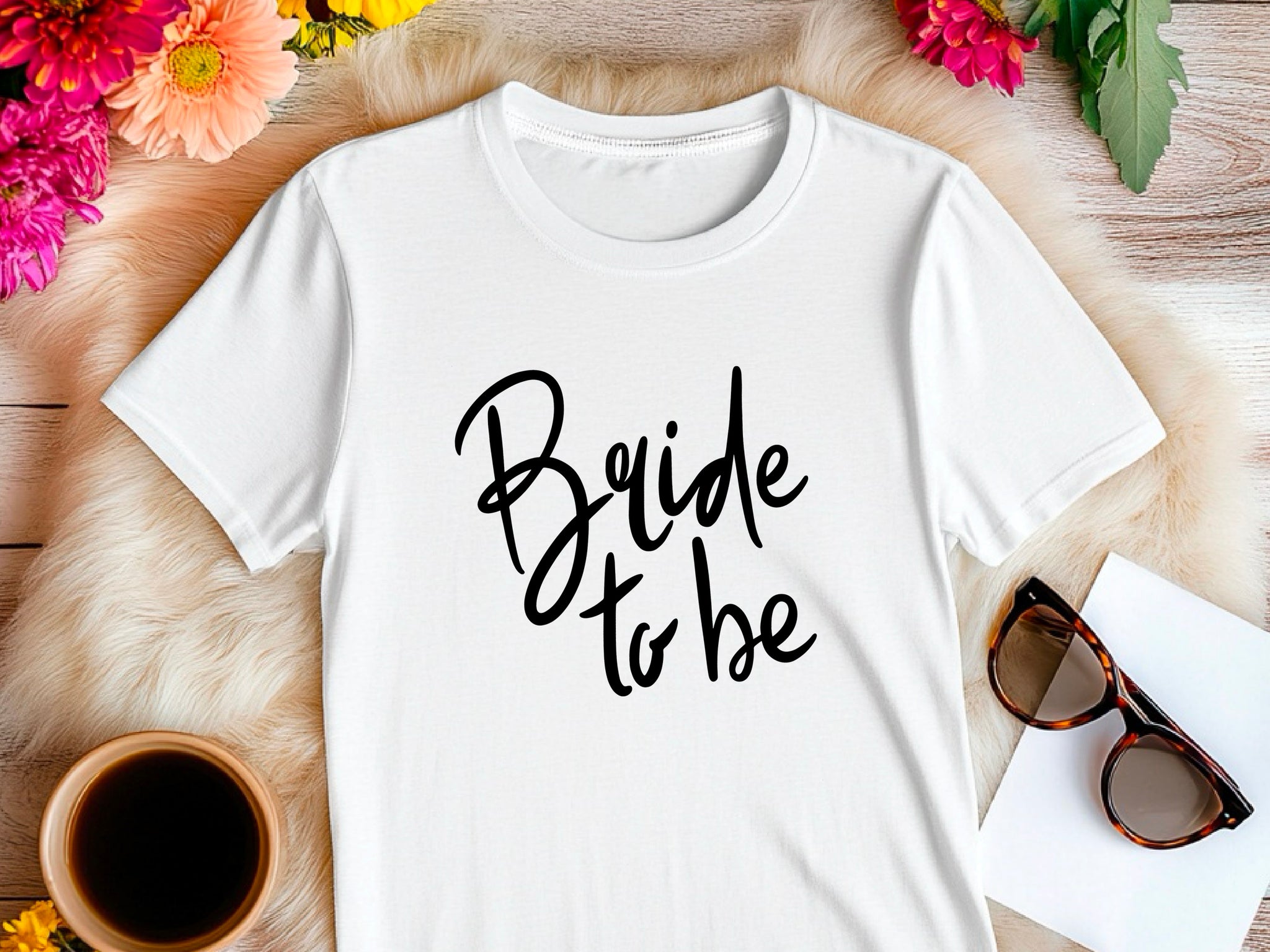Bride to Be Shirt with Handwriting Font – Wedding T-Shirt – Bachelorette Party Tee – Bridal Shower Gift – Future Mrs Engagement Shirt