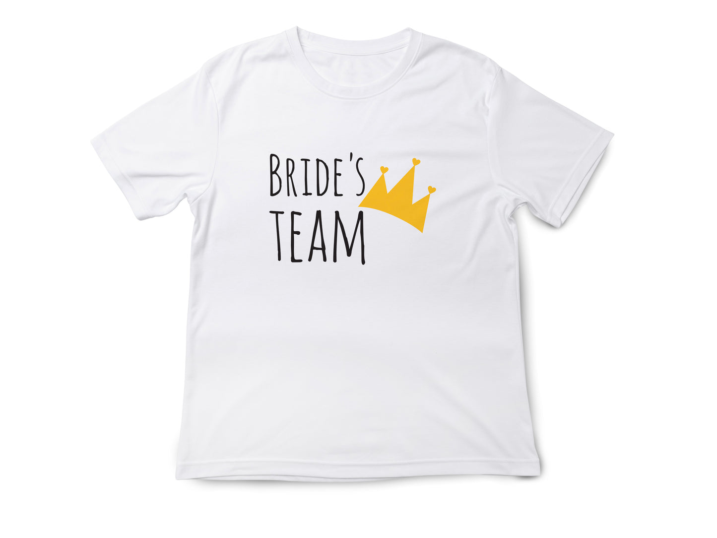 Team Bride Shirt with Crown – Bridesmaid Wedding Party T-Shirt – Matching Bachelorette Tee – Bride Squad Gift – Bridal Party Outfit