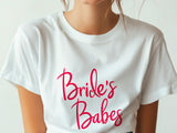 Bride’s Babes Shirt – Bridesmaid Wedding T-Shirt – Bachelorette Party Matching Tee – Bridal Party Gift – Team Bride Shirt