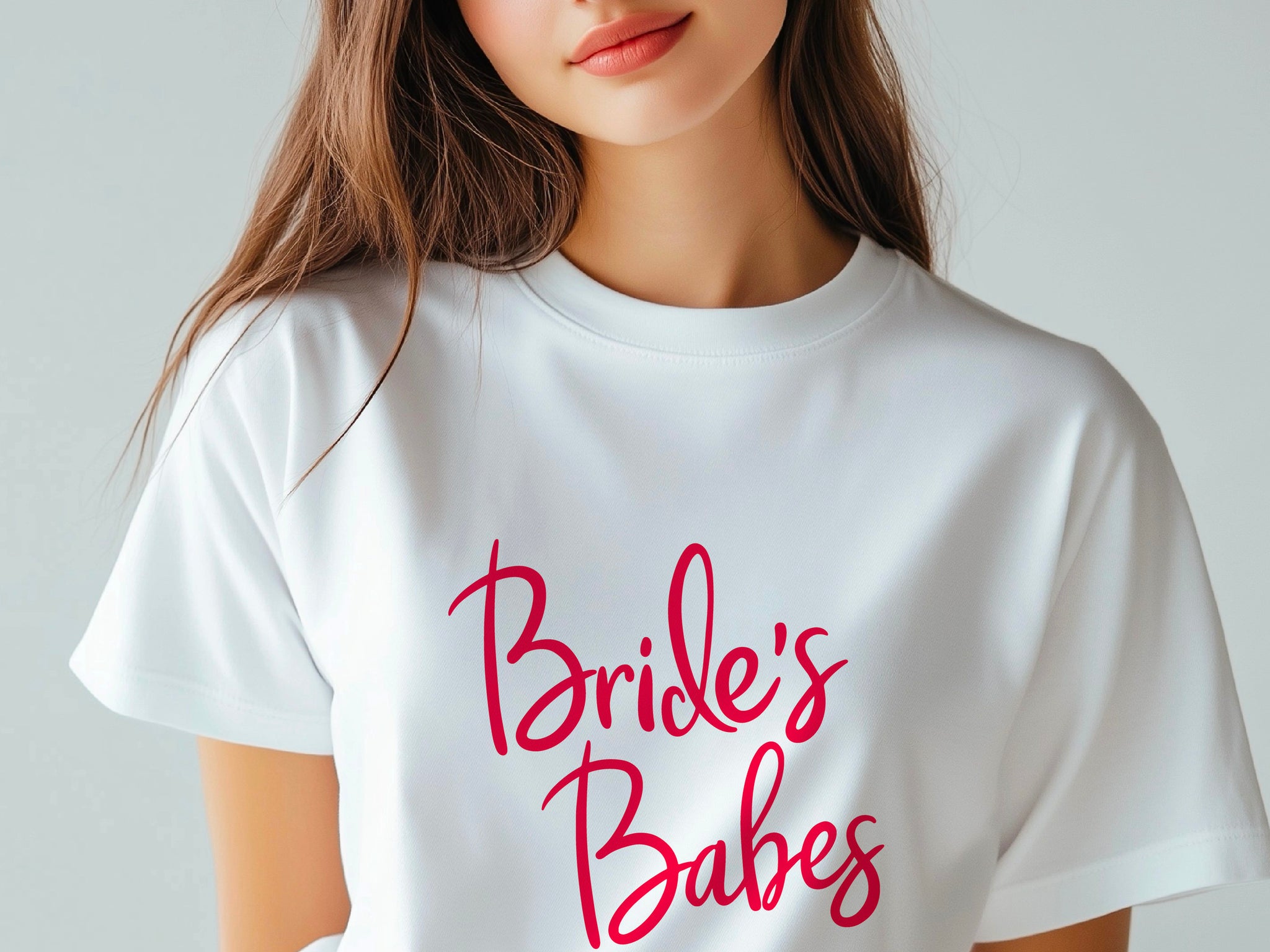 Bride’s Babes Shirt – Bridesmaid Wedding T-Shirt – Bachelorette Party Matching Tee – Bridal Party Gift – Team Bride Shirt