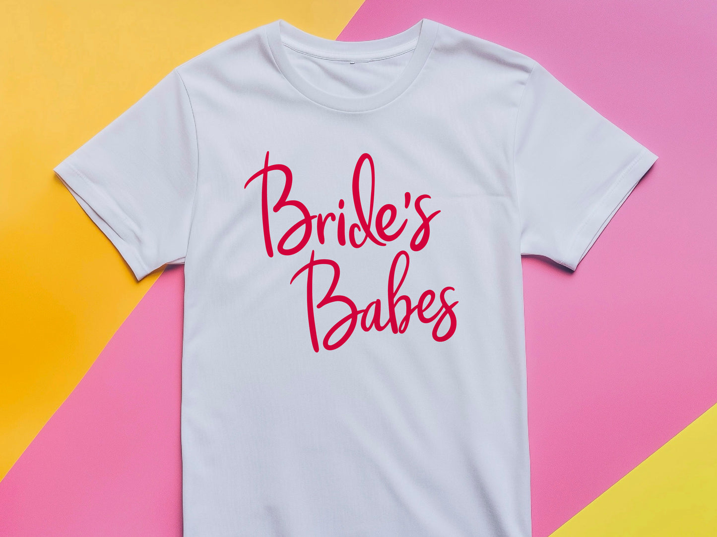 Bride’s Babes Shirt – Bridesmaid Wedding T-Shirt – Bachelorette Party Matching Tee – Bridal Party Gift – Team Bride Shirt