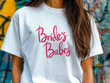 Bride’s Babes Shirt – Bridesmaid Wedding T-Shirt – Bachelorette Party Matching Tee – Bridal Party Gift – Team Bride Shirt