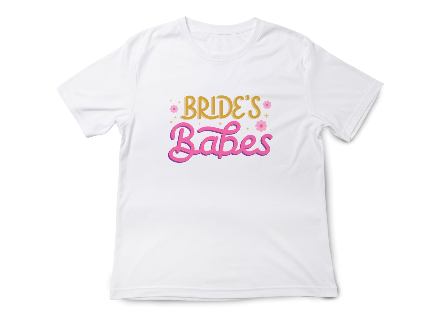 Bride’s Babes Pink Shirt – Bridesmaid T-Shirt – Bachelorette Party Matching Tee – Bridal Shower Outfit – Team Bride Shirt