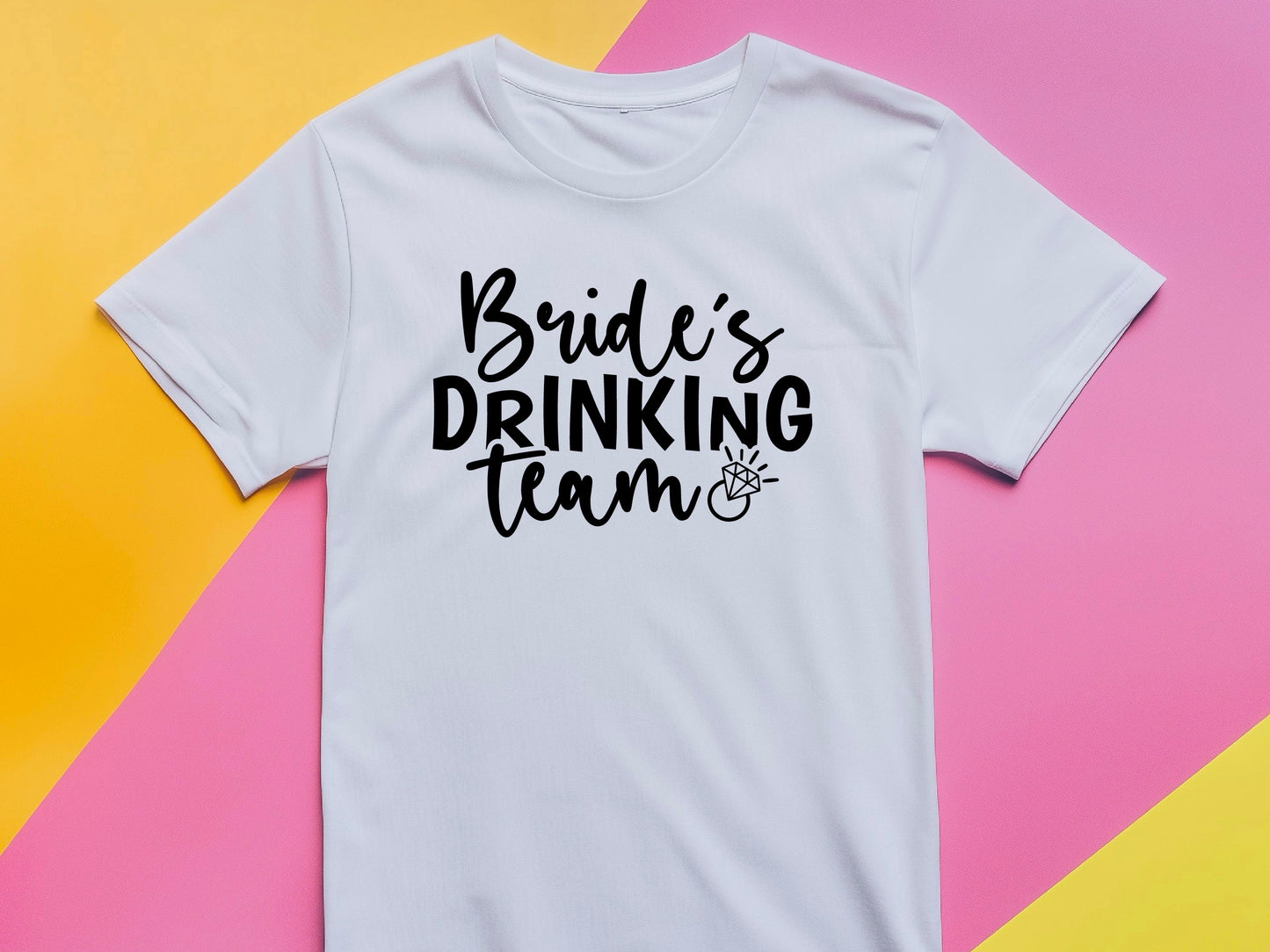 Bride’s Drinking Team Shirt – Bachelorette Party T-Shirt – Bridal Party Matching Tee – Team Bride Outfit – Wedding Squad Shirt