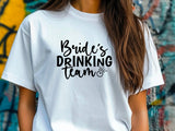 Bride’s Drinking Team Shirt – Bachelorette Party T-Shirt – Bridal Party Matching Tee – Team Bride Outfit – Wedding Squad Shirt