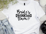 Bride’s Drinking Team Shirt – Bachelorette Party T-Shirt – Bridal Party Matching Tee – Team Bride Outfit – Wedding Squad Shirt