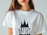 Bride’s Mum Wedding Shirt – Mother of the Bride T-Shirt – Heart and Crown Design – Bridal Party Tee – Mum of the Bride Gift