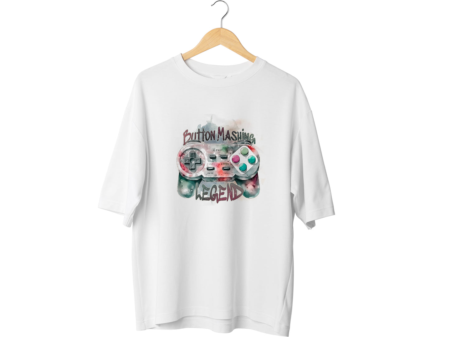 Button Mashing Legend Shirt – Funny Gamer Dad T-Shirt – Joystick Retro Gaming Tee – Fathers Day Gift – Video Game Gift for Him