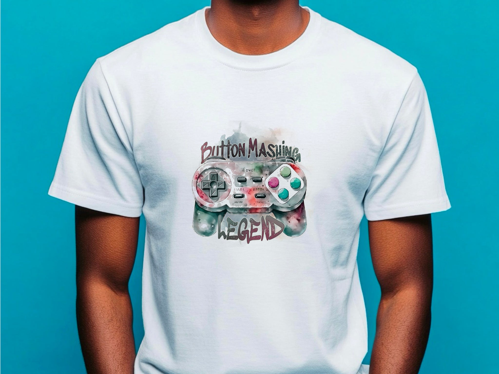 Button Mashing Legend Shirt – Funny Gamer Dad T-Shirt – Joystick Retro Gaming Tee – Fathers Day Gift – Video Game Gift for Him