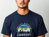 Cambridge Est. 1209 T-Shirt – Vintage United Kingdom Tee – Retro UK City Shirt – British Heritage Gift – Unisex England Top