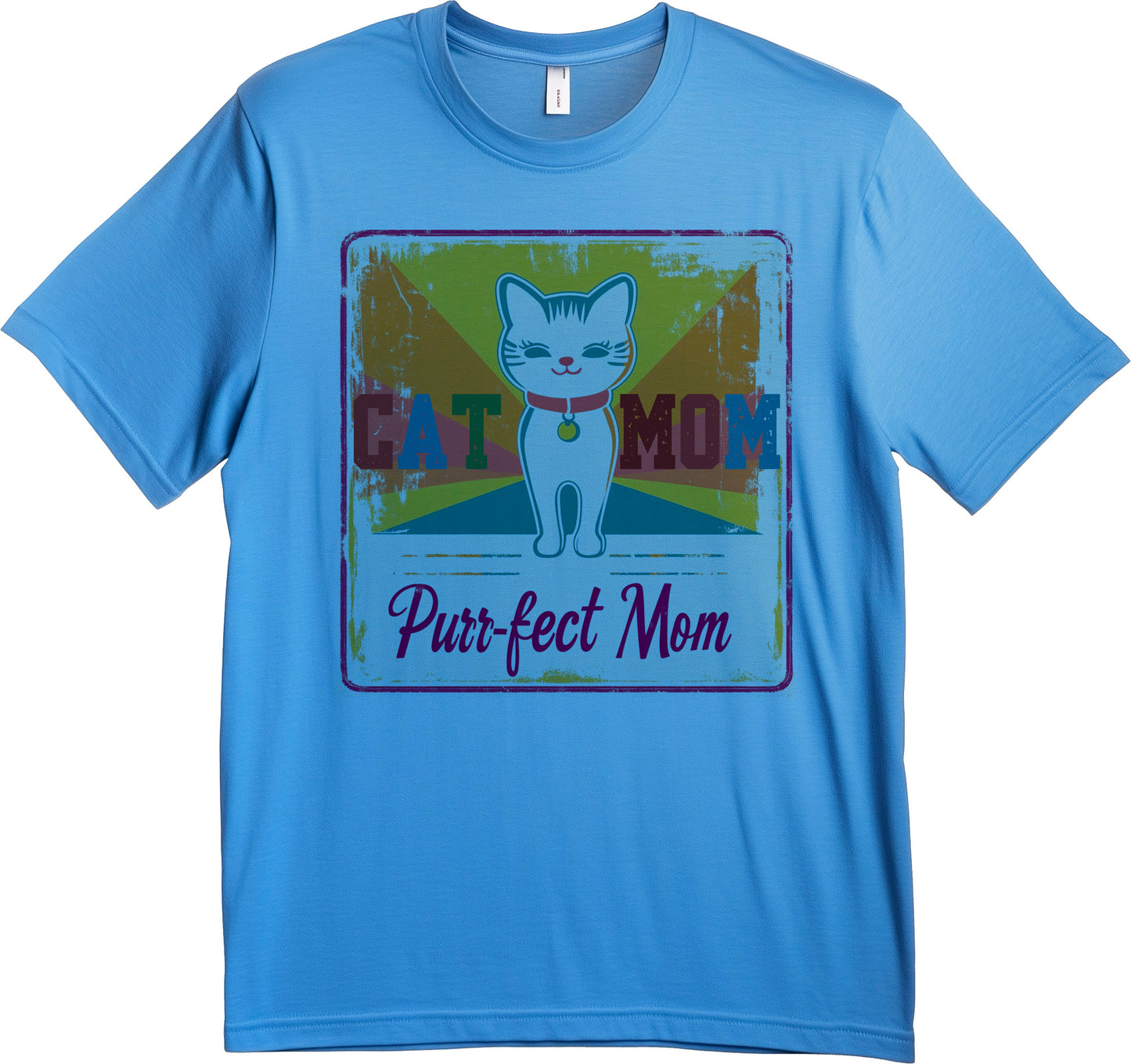 Cat Mom Purrfect Mom T-Shirt – Funny Cat Lover Shirt, Gift for Cat Moms, Cute Cat Mom Tee, Purrfect Mom Gift