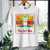 Cat Mom Purrfect Mom T-Shirt – Funny Cat Lover Shirt, Gift for Cat Moms, Cute Cat Mom Tee, Purrfect Mom Gift