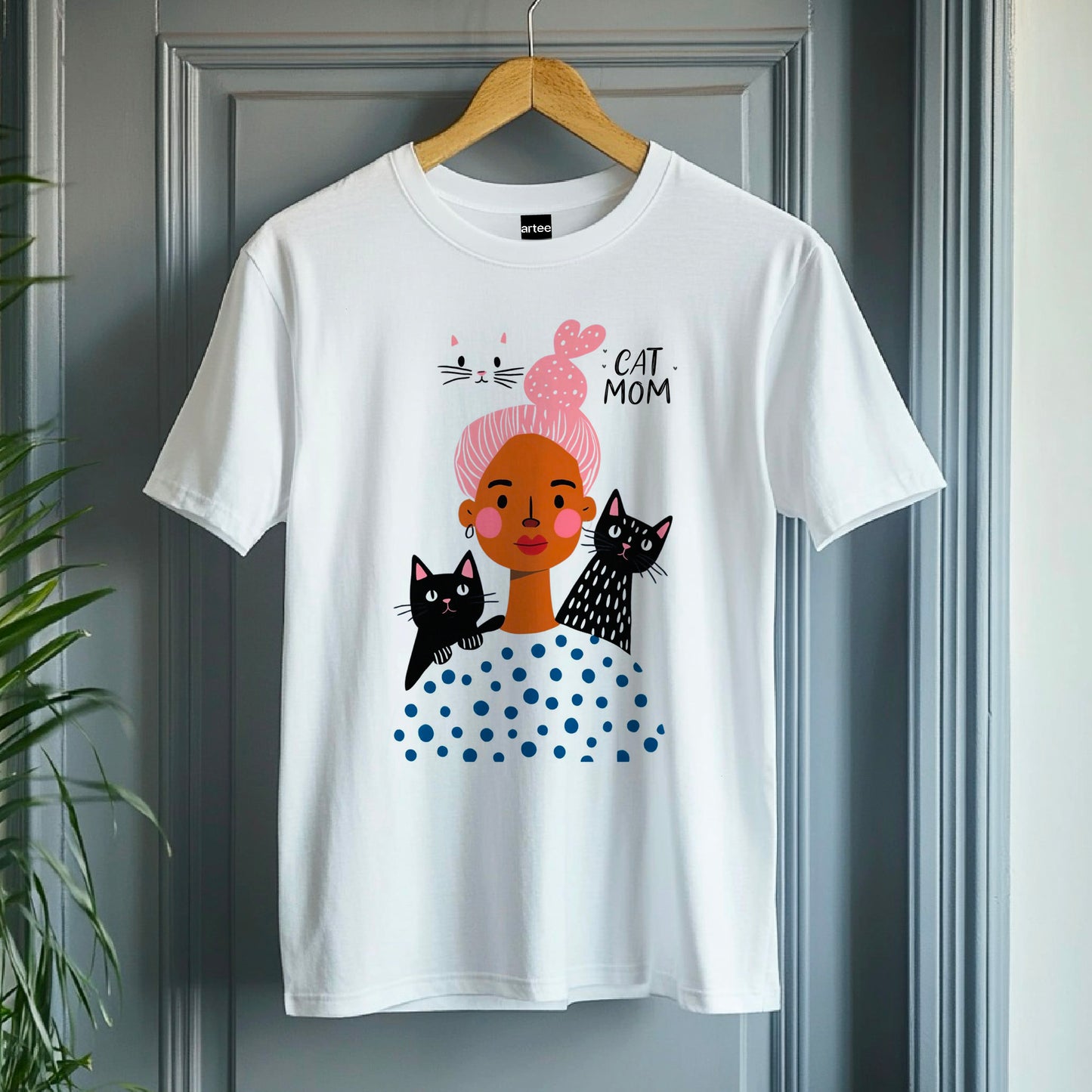 Cat mom three cats Shirt, Gift For Cat Mom, Cat Gift For Mothers Day, Cat Mama Shirts, Cat Lover Shirt, New Cat Mom Shirt, Fur Mama