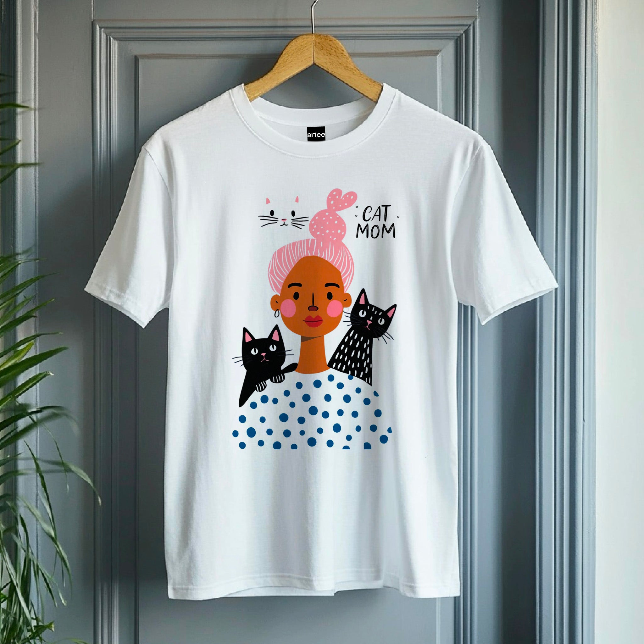 Cat mom three cats Shirt, Gift For Cat Mom, Cat Gift For Mothers Day, Cat Mama Shirts, Cat Lover Shirt, New Cat Mom Shirt, Fur Mama