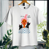 Cat mom three cats Shirt, Gift For Cat Mom, Cat Gift For Mothers Day, Cat Mama Shirts, Cat Lover Shirt, New Cat Mom Shirt, Fur Mama