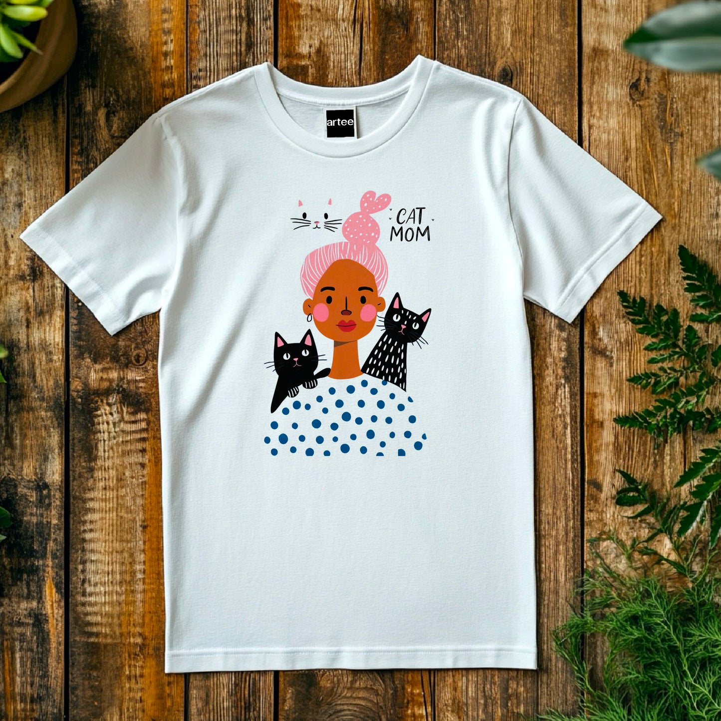 Cat mom three cats Shirt, Gift For Cat Mom, Cat Gift For Mothers Day, Cat Mama Shirts, Cat Lover Shirt, New Cat Mom Shirt, Fur Mama