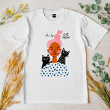 Cat mom three cats Shirt, Gift For Cat Mom, Cat Gift For Mothers Day, Cat Mama Shirts, Cat Lover Shirt, New Cat Mom Shirt, Fur Mama