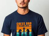 Chess Dad Just Like a Normal Dad But 3 Moves Ahead Shirt, Chess Lover Gift, Funny Dad T-Shirt, Chess Enthusiast Tee