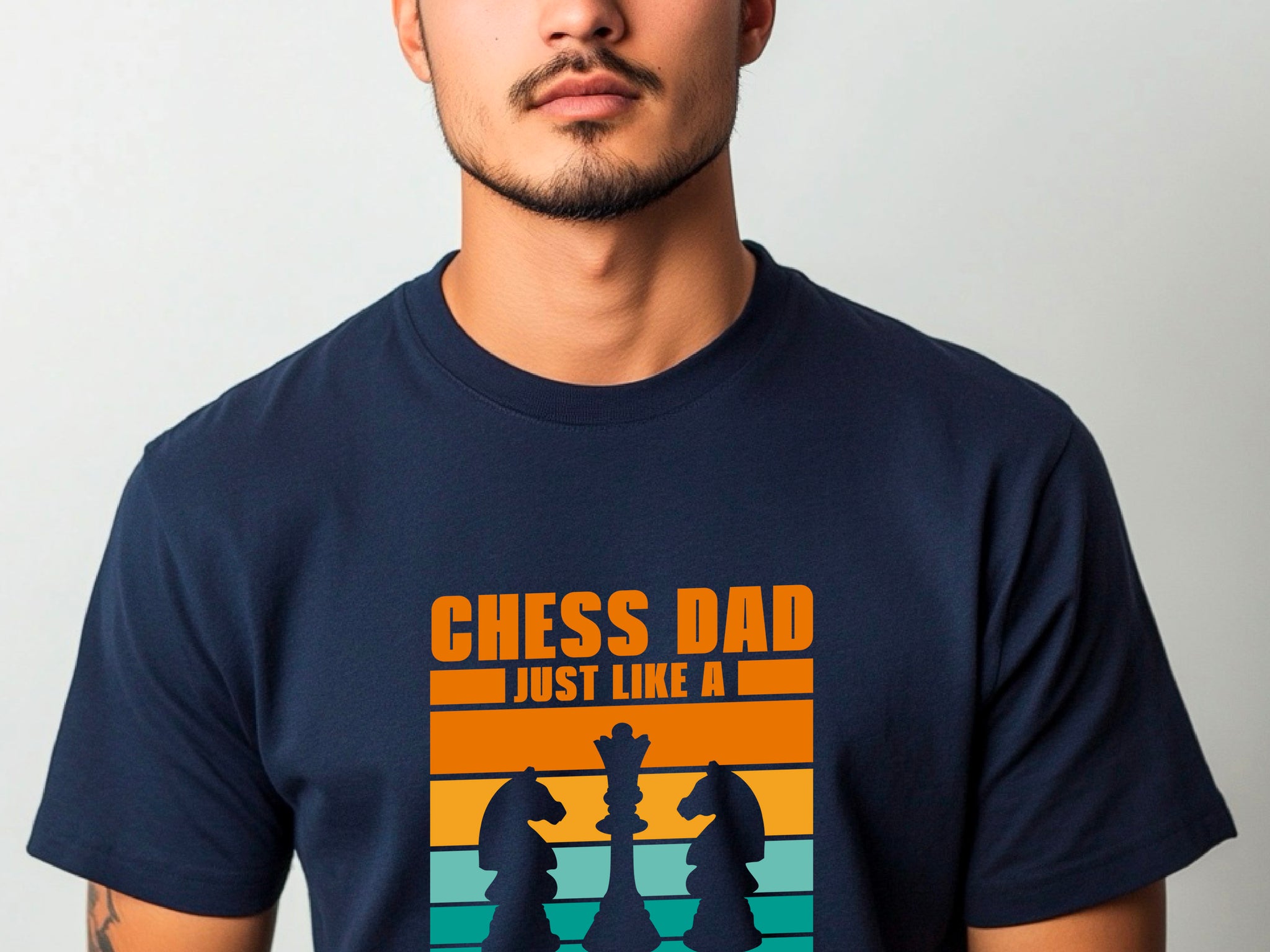 Chess Dad Just Like a Normal Dad But 3 Moves Ahead Shirt, Chess Lover Gift, Funny Dad T-Shirt, Chess Enthusiast Tee