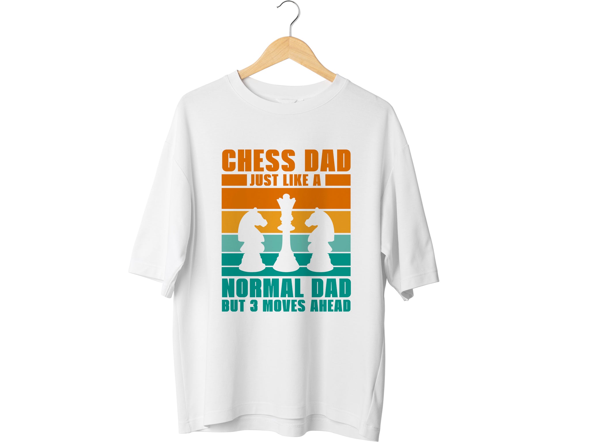 Chess Dad Just Like a Normal Dad But 3 Moves Ahead Shirt, Chess Lover Gift, Funny Dad T-Shirt, Chess Enthusiast Tee