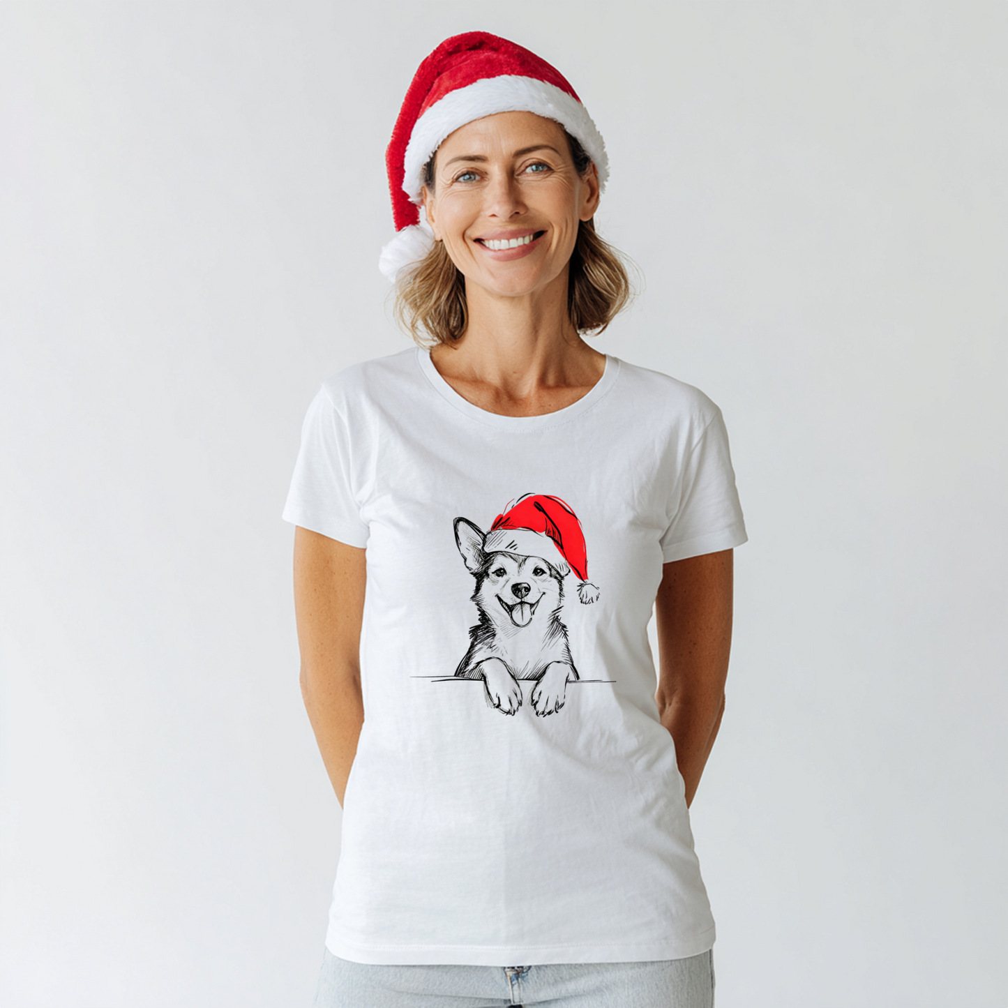 Chihuahua Christmas T-Shirt – Cute Santa Dog Tee for Chi Lovers