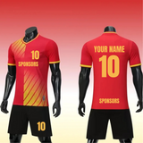 Custom Football Kit with Name & Number – Personalised Team Jersey Shirt – Custom Sports Player Top