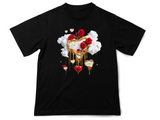 Vintage Heart T-Shirt – Dali-Inspired Art Shirt with Roses – Perfect Valentine’s Gift