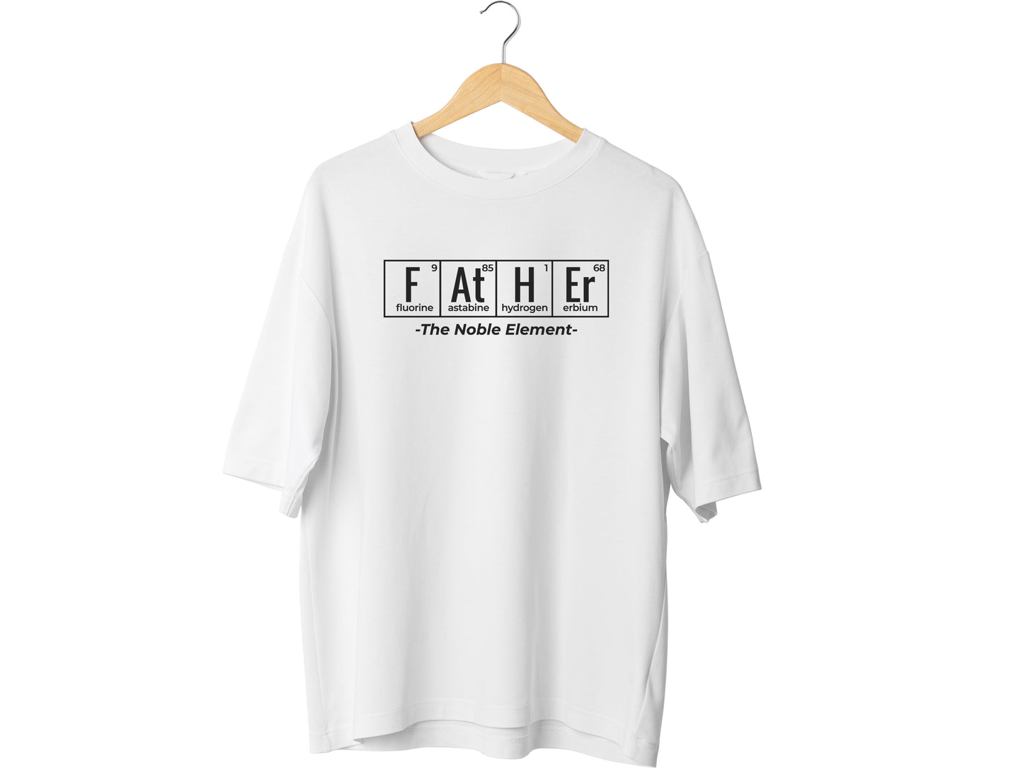 Funny Science Dad Shirt – FATHER The Noble Element – Periodic Table T-Shirt – Chemistry Gift – STEM Nerd Shirt – Fathers Day Gift